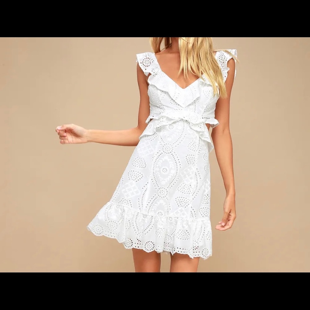 LuLus skater cut out dress